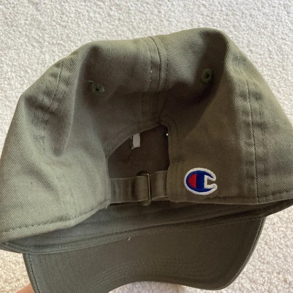 CHAMPION Olive Green Baseball Cap - Picture 4 of 7